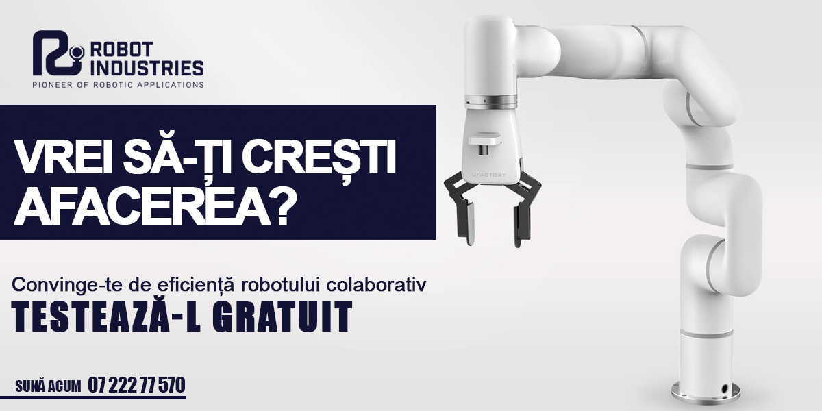 Testează gratuit robotul colaborativ xArm